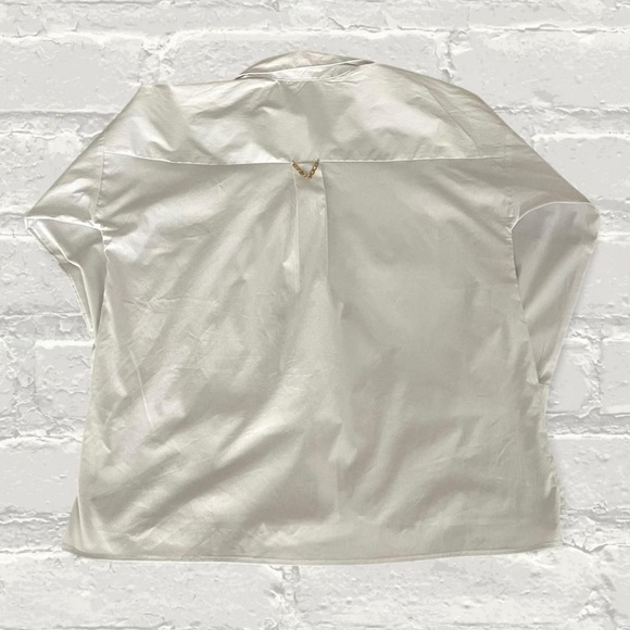 NY Collection Button-Up Blouse - Picture 3 of 4